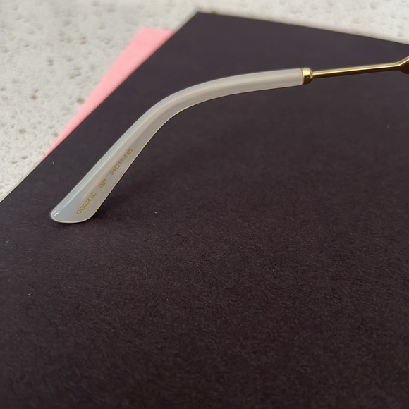 Gucci GG0241O 001 Gold Havana Eyeglasses - Picture 4 of 8